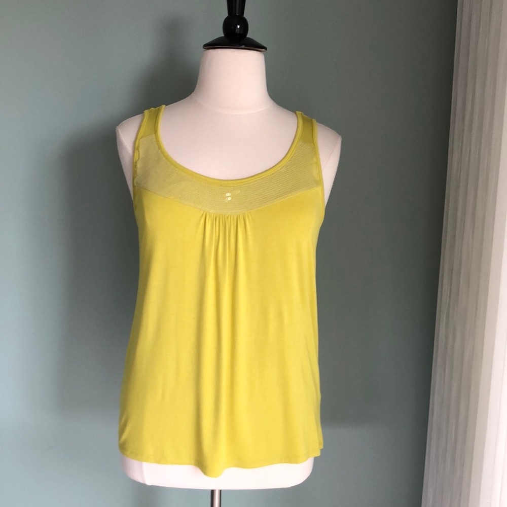 August Silk embellished tank top XL